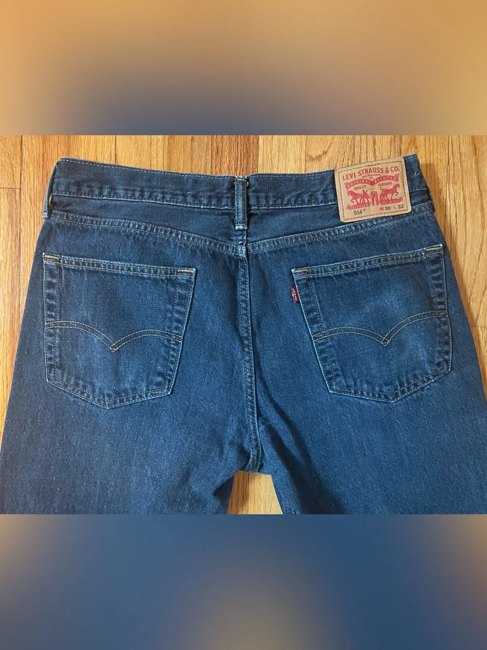 Levi’s 541 Dark Wash Blue Denim Jeans Men’s 36x32 Athletic Taper